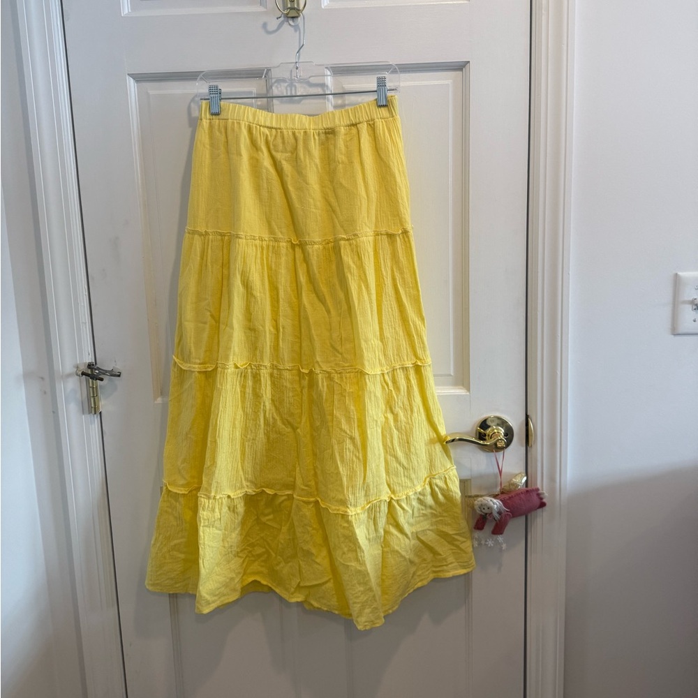 yellow edikted skirt